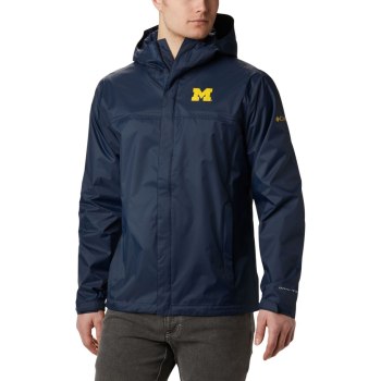 Pánské Bundy Columbia Collegiate Watertight II - Michigan Tmavě Blankyt OGPLWI523